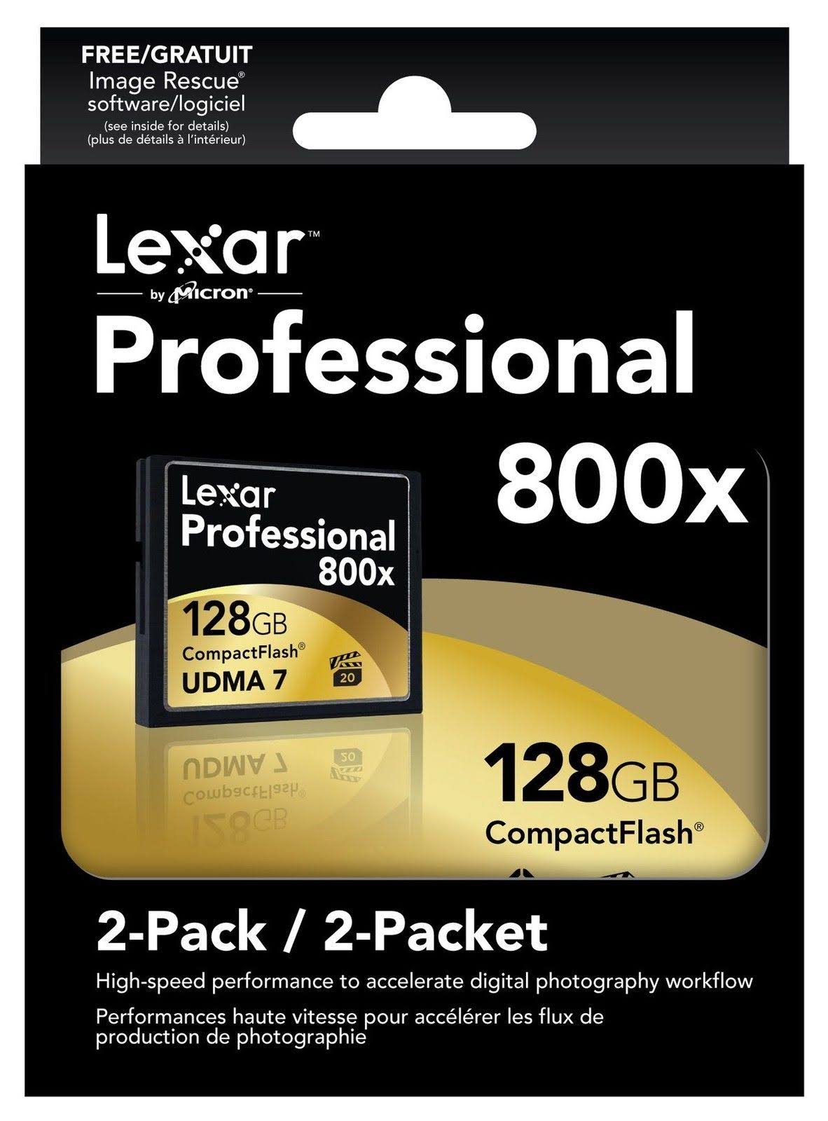 128 GB CompactFlash Memory Card - Pack of 2 P877034