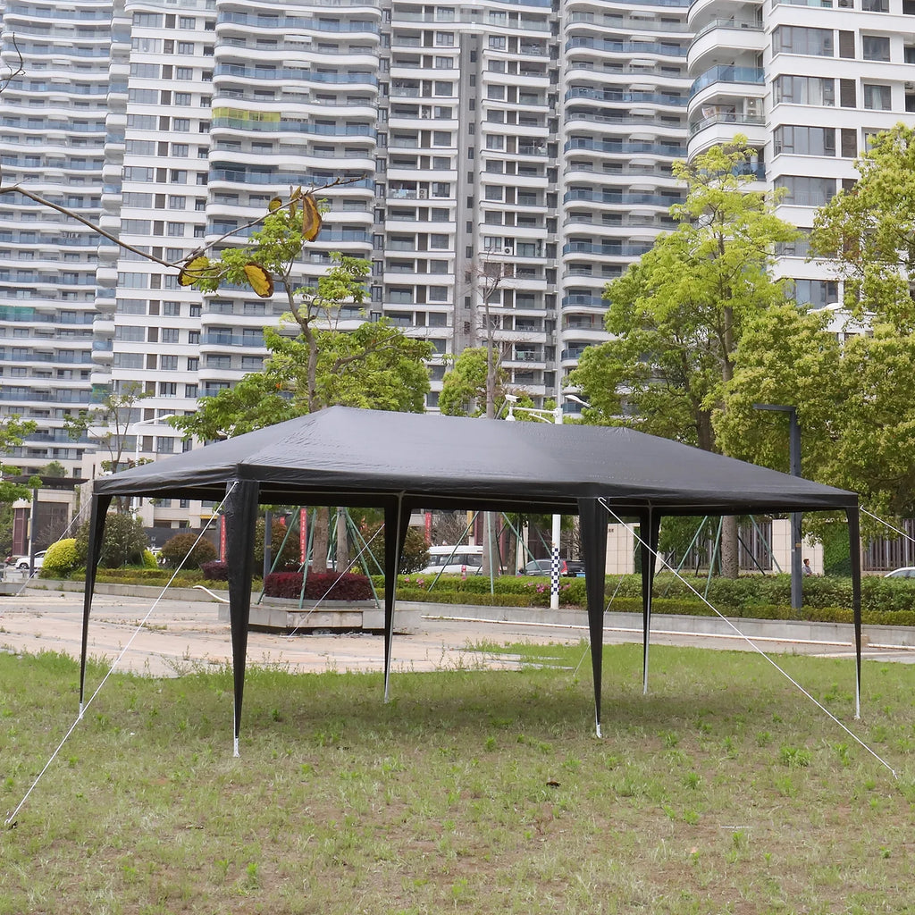 Black Waterproof Party Tent with 6 Removable Sidewalls K138