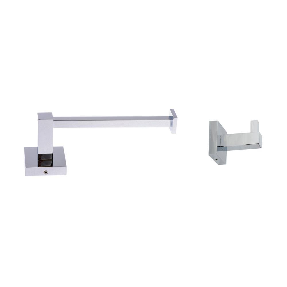 2-Piece Chrome Bath Hardware Set S743154