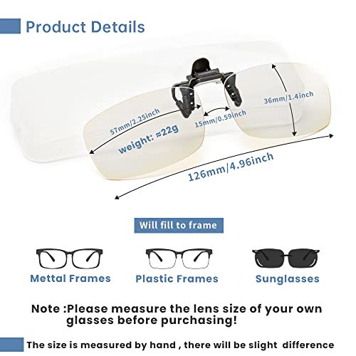 Transparent 1.5 Blue Light Blocking Magnifying Glasses P31411