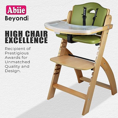 Mahogany Wood Olive Cushion Convertible High Chair O903253