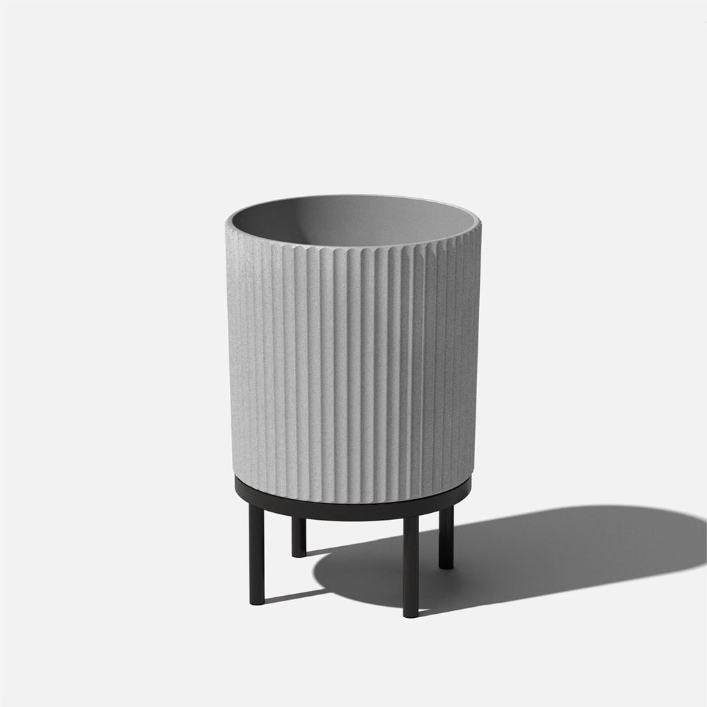 16" Plastic-Stone Planter with Stand B383