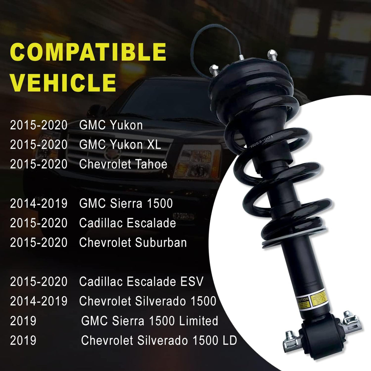 Pair Front Shock Absorber Strut Assembly I40261