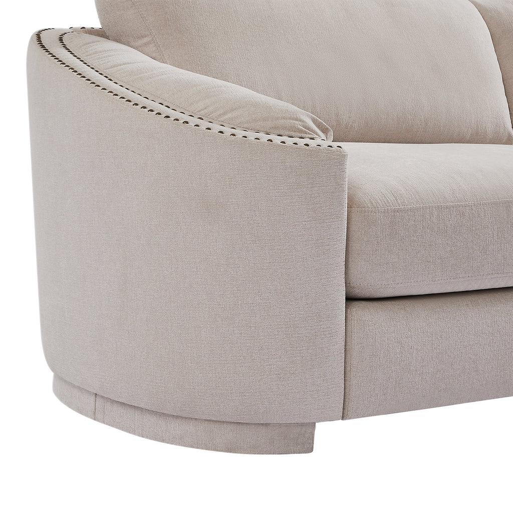 Beige 2 Seat Loveseat Sofa G57425