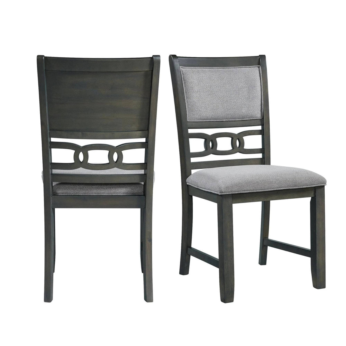 Gray Side Chair Set N188162