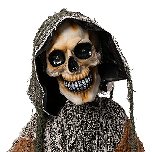 67" Life Size Animatronics Grim Reaper with Chain F689973