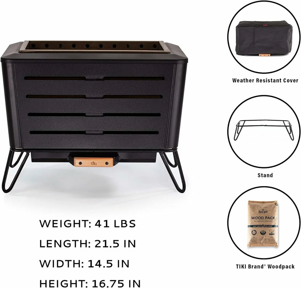 21.5 Inch Smokeless Metal Fire Pit C60039