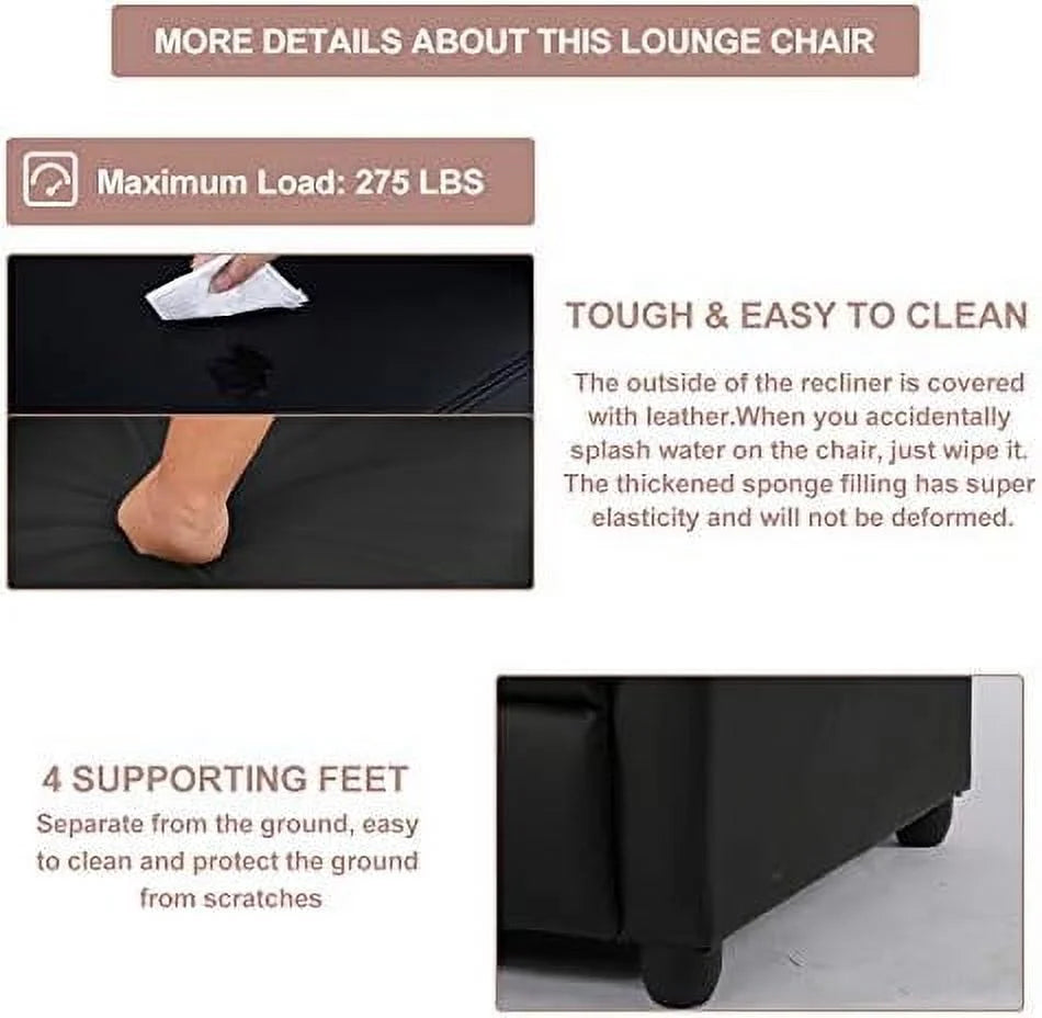 PU Leather Recliner Sofa Chair R104