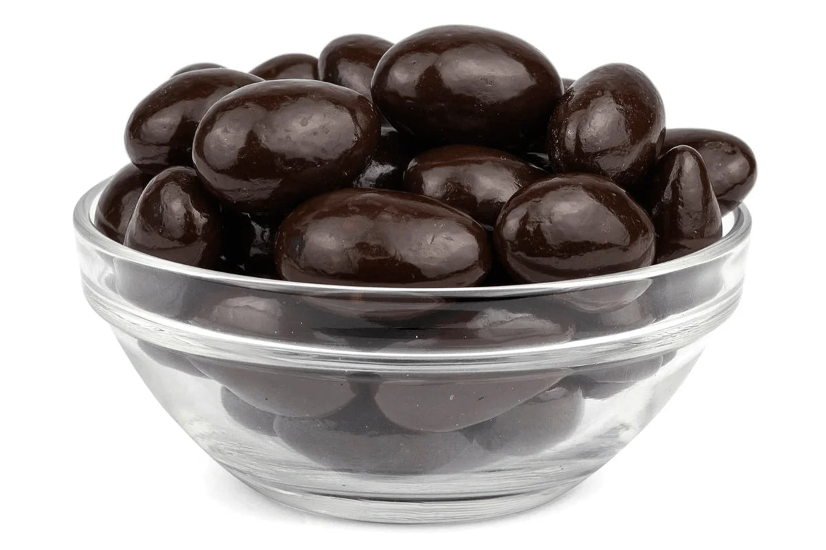 Dark Chocolate-Covered Almonds 20 lbs A1637