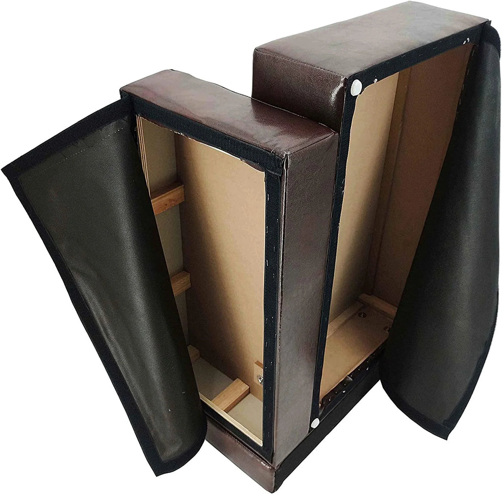 Brown Synthetic Leather Dog Sofa Bed R105