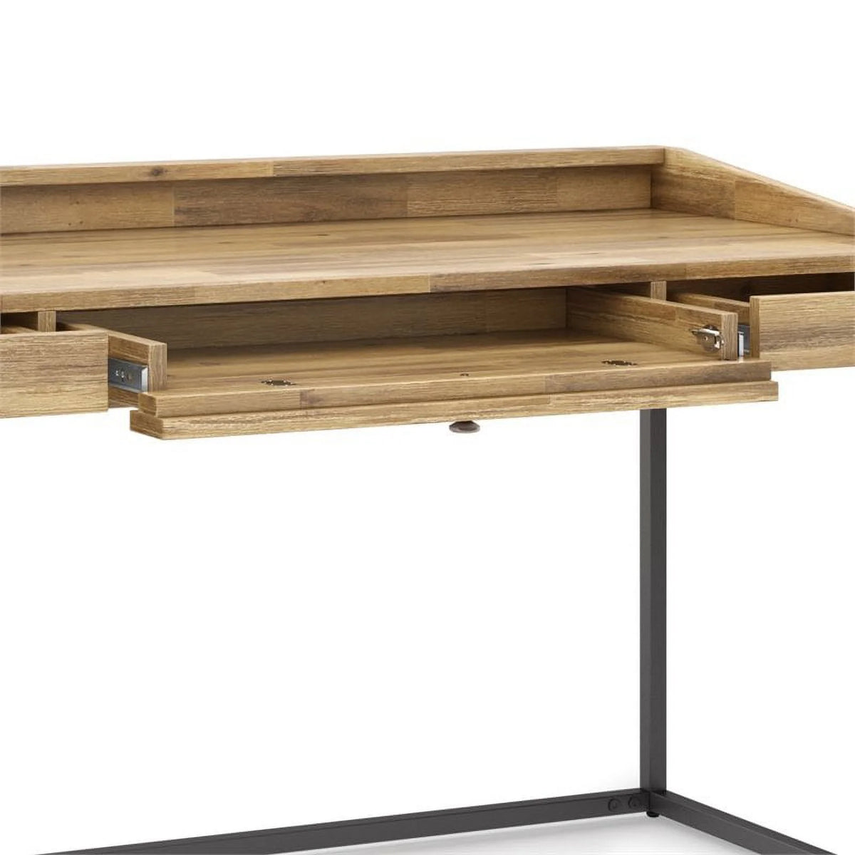 60" Solid Wood Modern Computer Desk F588986