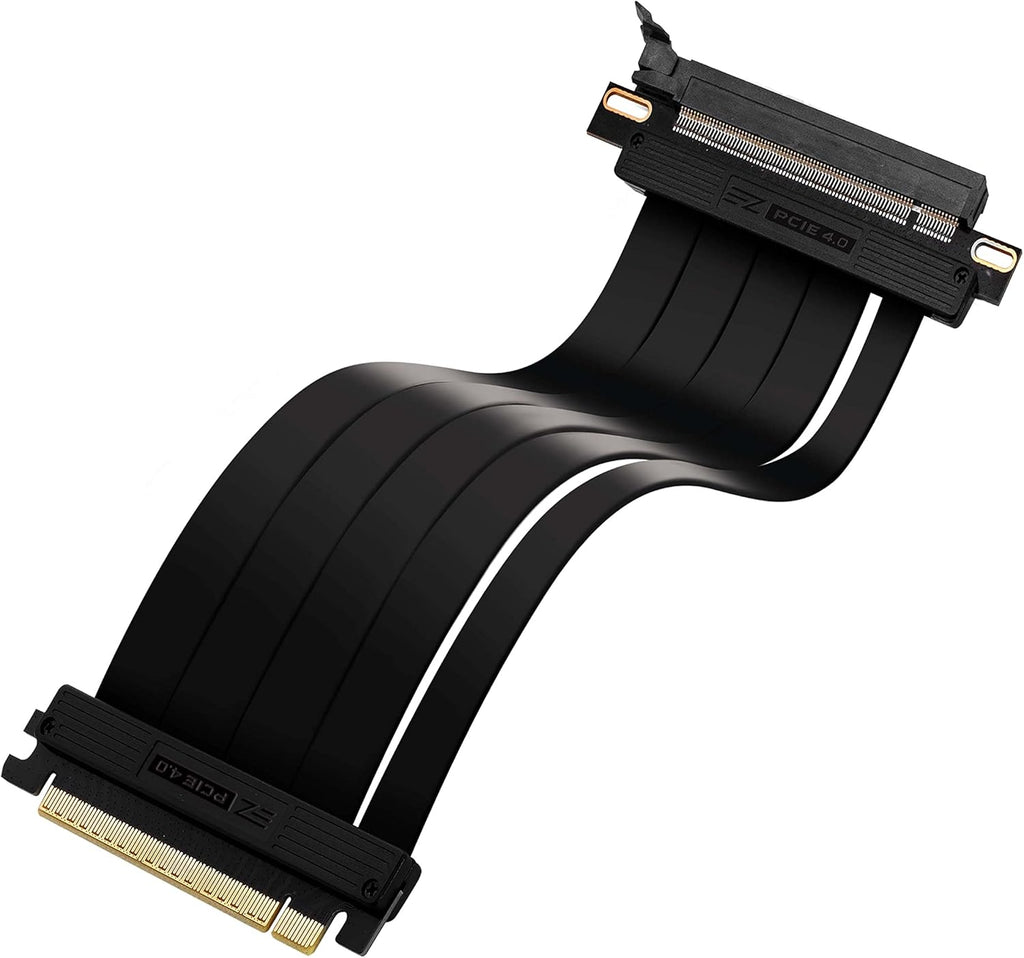 PCIE Gen 4 16x Riser Cable PCI Express 4.0 GPU Extension Card Right Angle Connector 20cm G89355