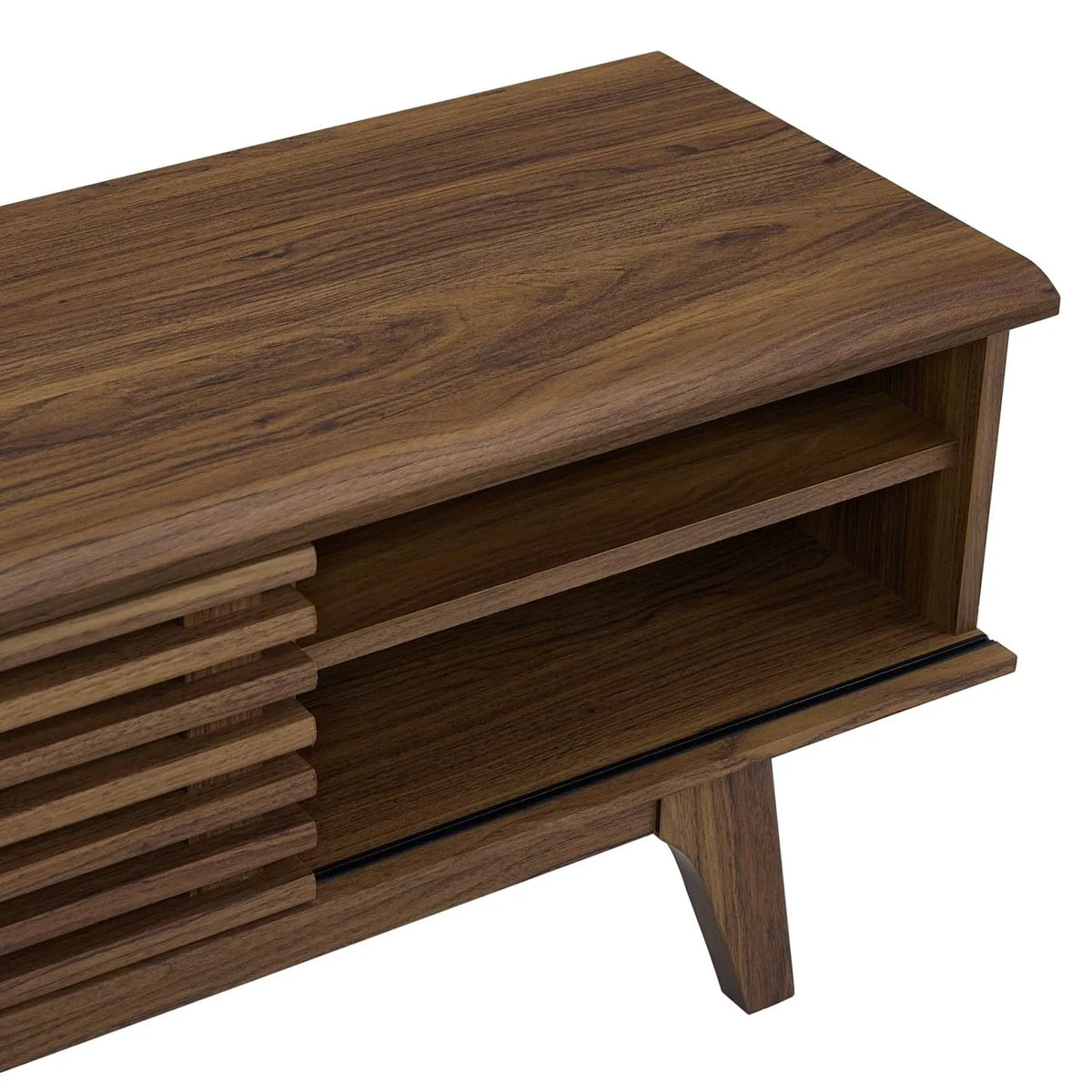 70" Walnut Entertainment Center TV Stand K89839