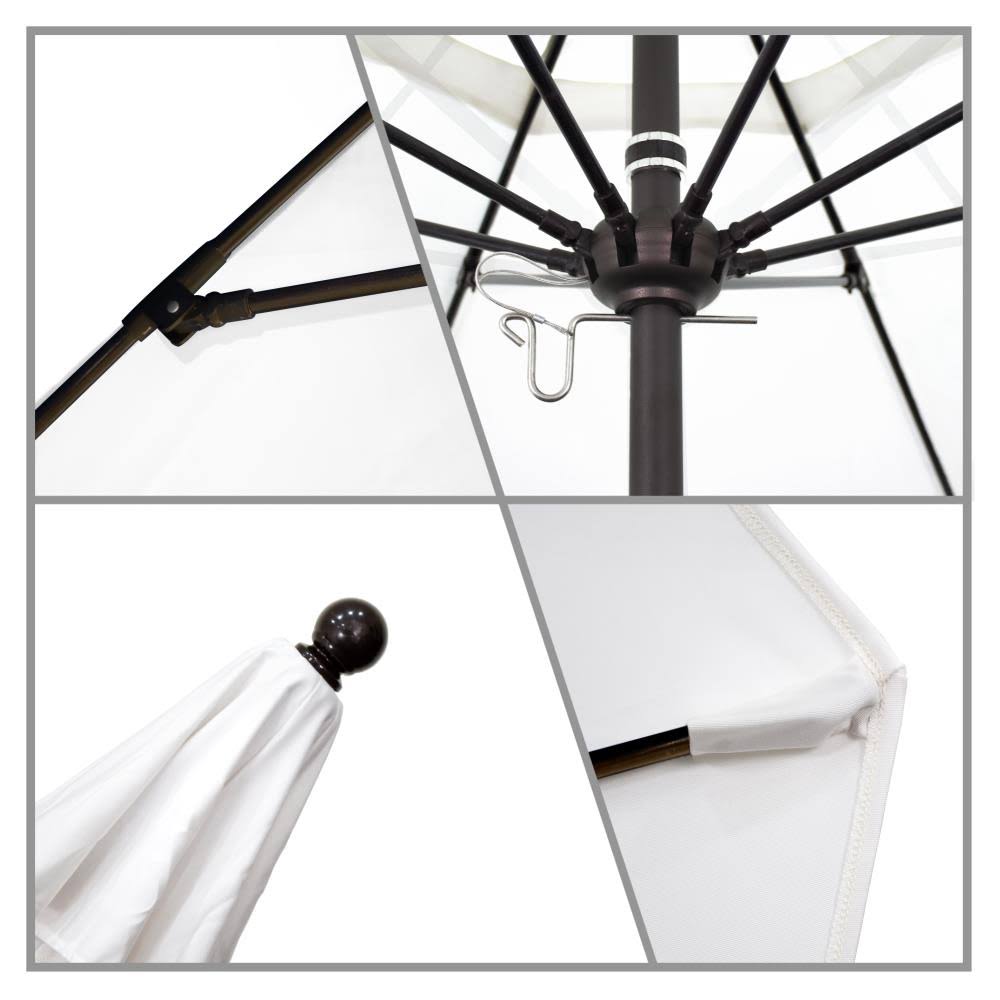 Yellow 11ft Bronze Market Umbrella A200