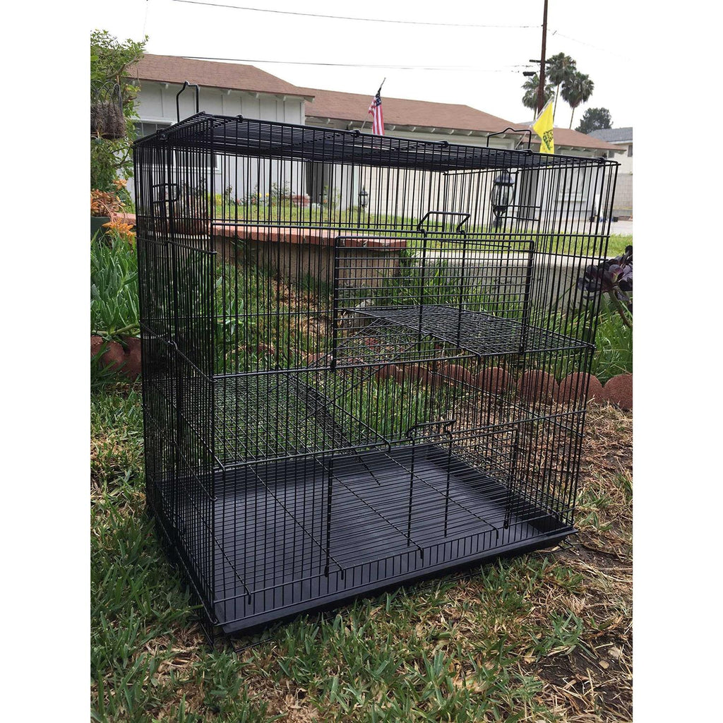 Medium 3 Levels Animal Critter Cage Q72734