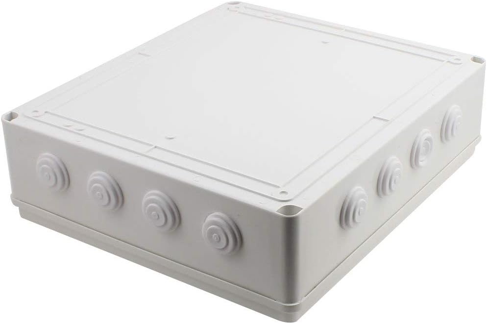 ABS Plastic IP65 Junction Box White Pack of 2 U1144