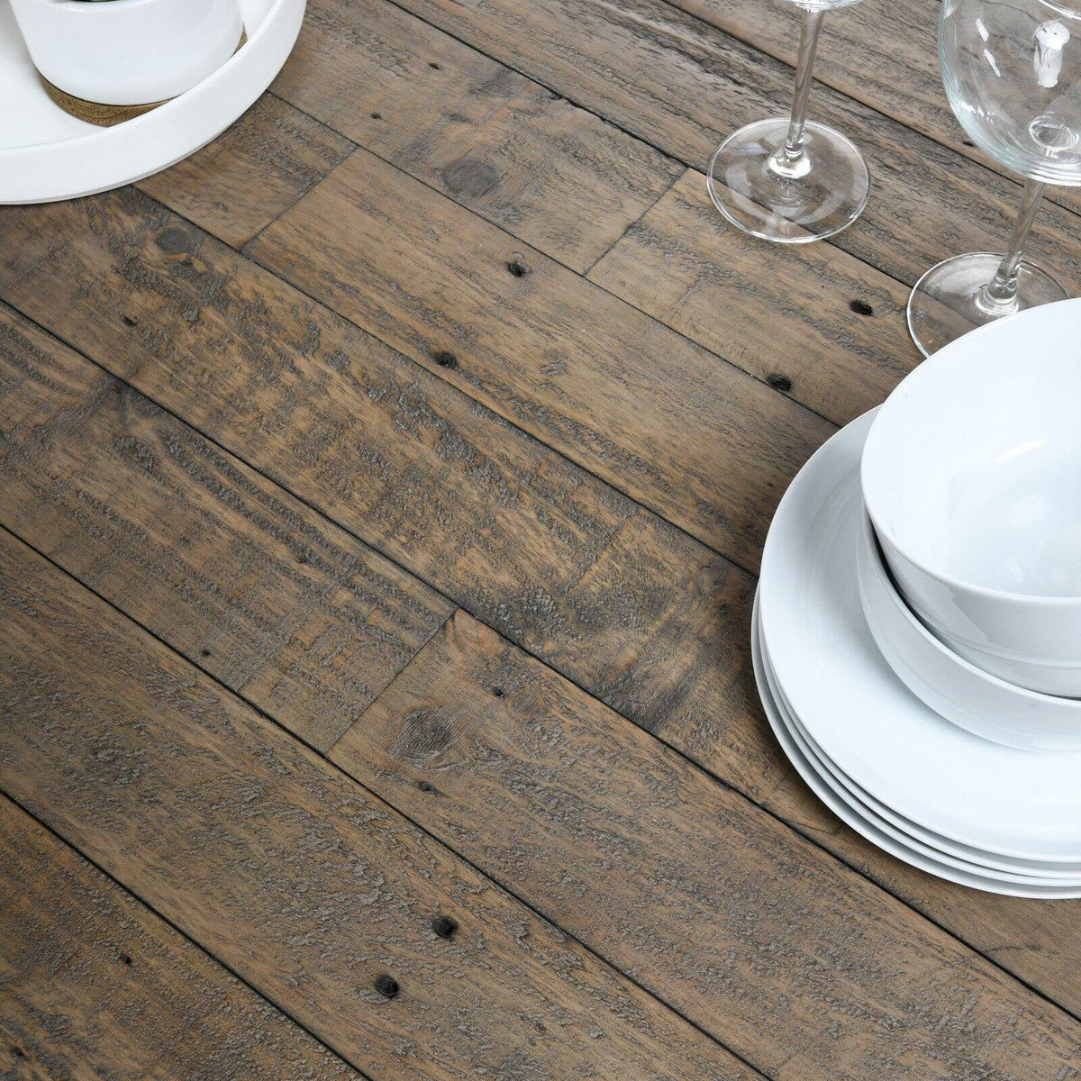 Reclaimed Pine 82 in. Extension Dining Table E7741