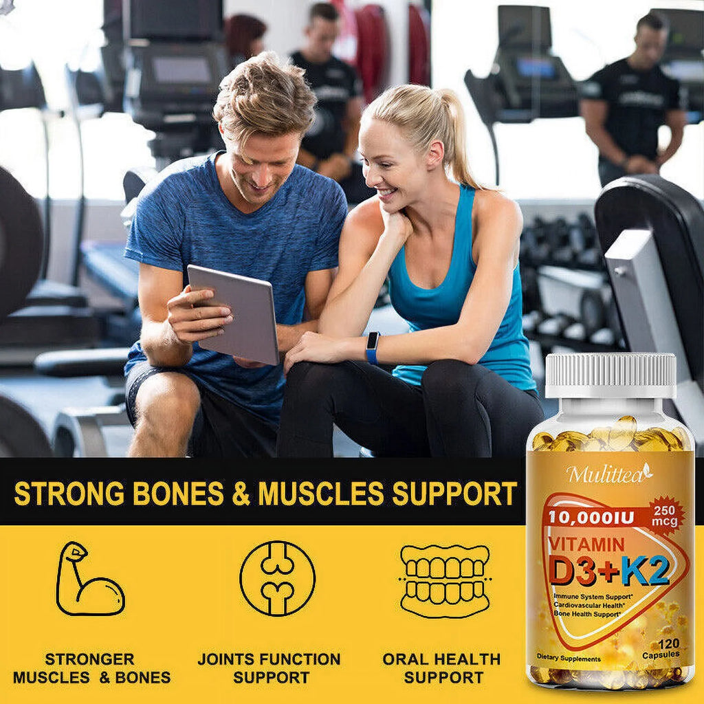 Vitamin K2 (MK7) with D3 10,000 IU Capsules W64121