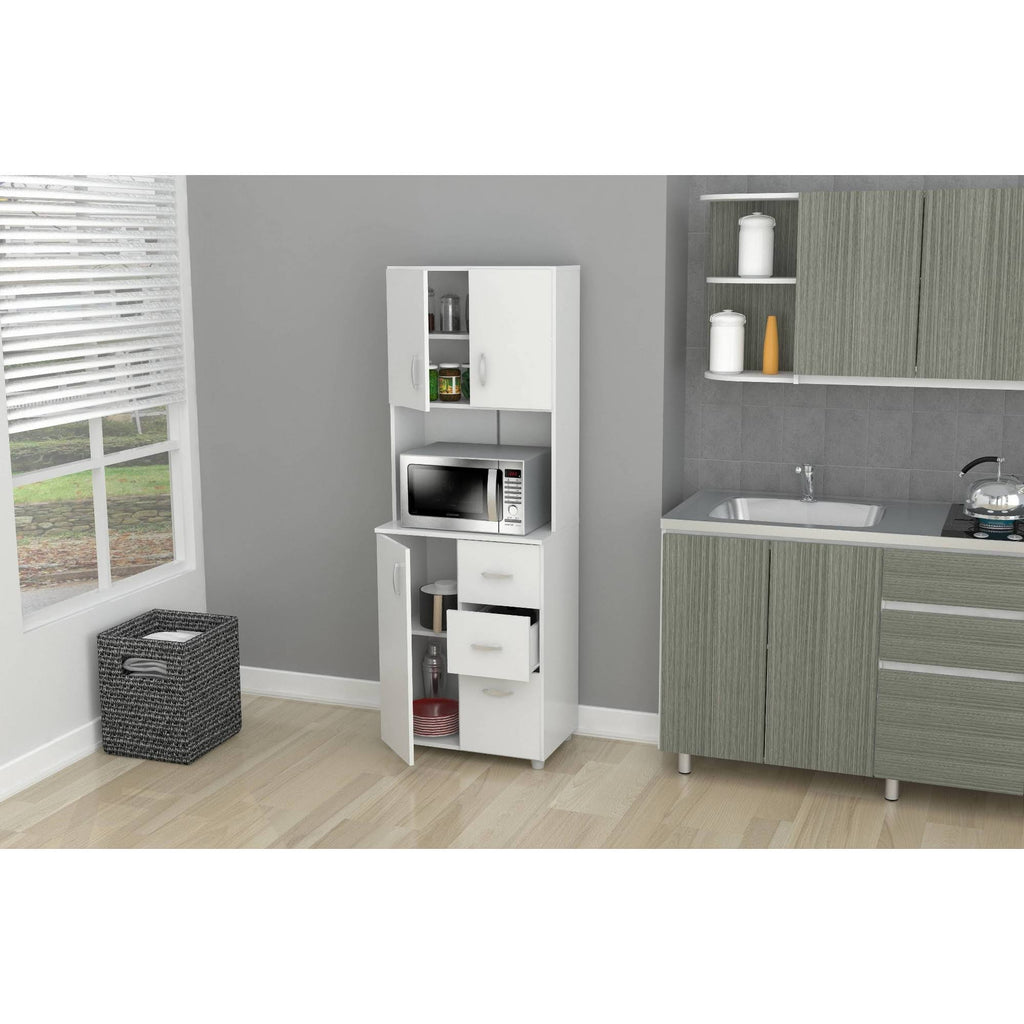 White Kitchen Storage Cabinet L306