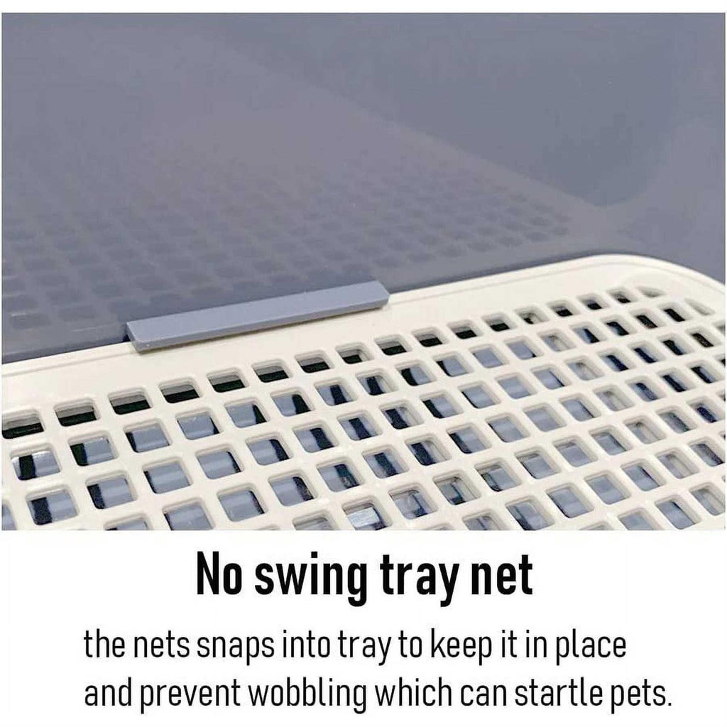 Indoor Dog Potty Tray with Protection Wall P1667