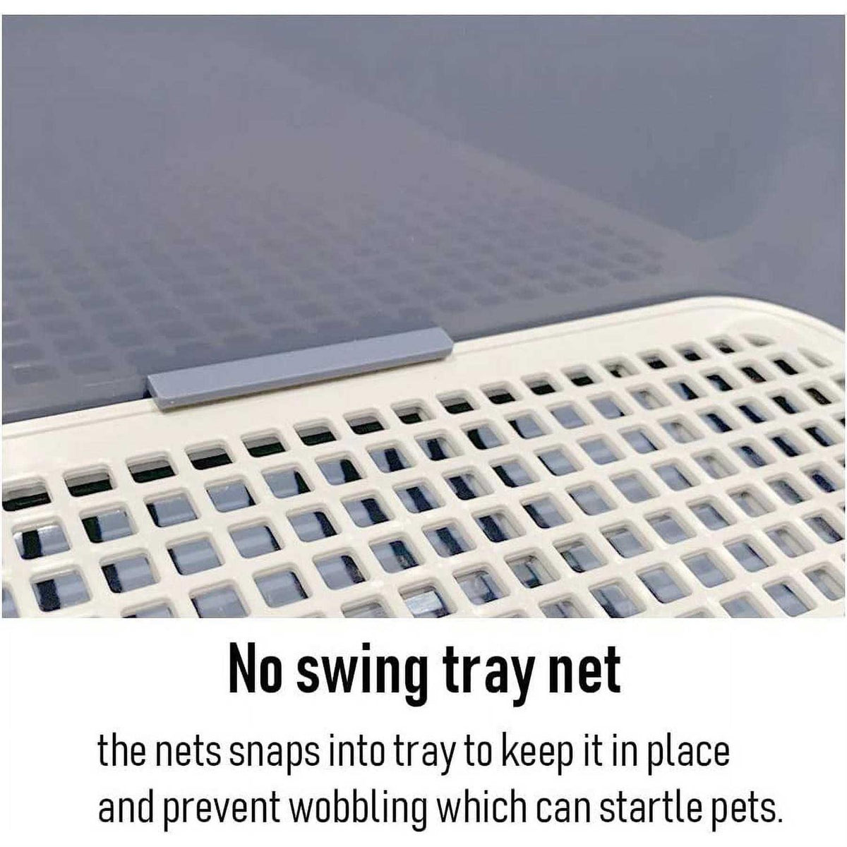 Indoor Dog Potty Tray with Protection Wall P1667