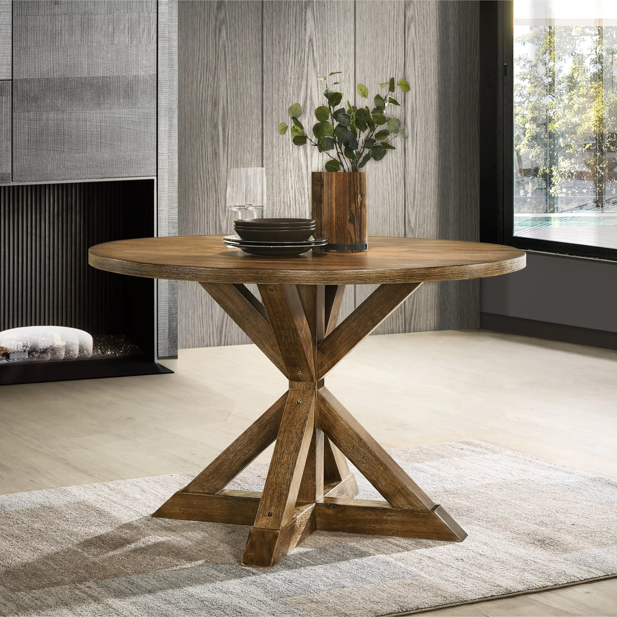 5-Piece Wood Dining Set Z24528