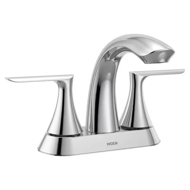 4 in. Centerset Double-Handle Bathroom Faucet in Chrome T828710
