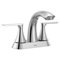 4 in. Centerset Double-Handle Bathroom Faucet in Chrome T828710