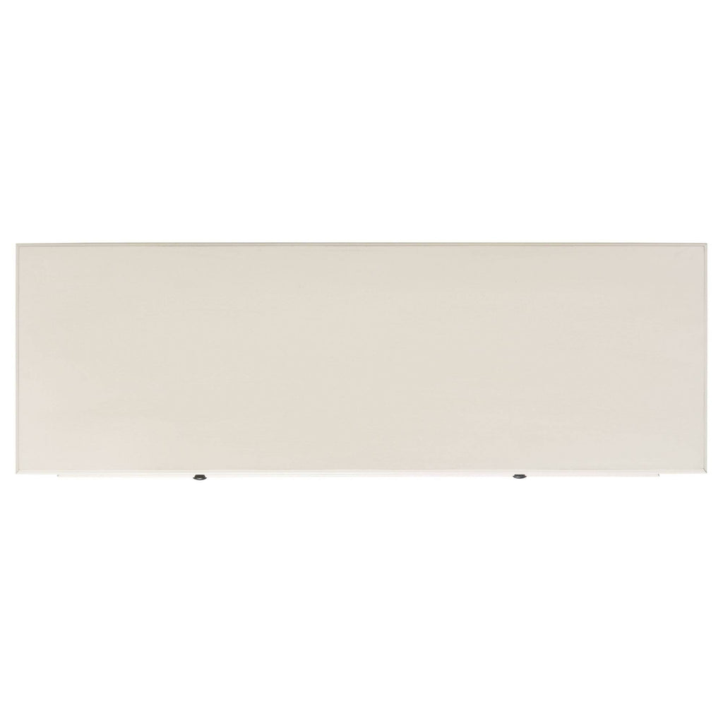 2 Door 1 Shelf Media Stand Distressed White B5592