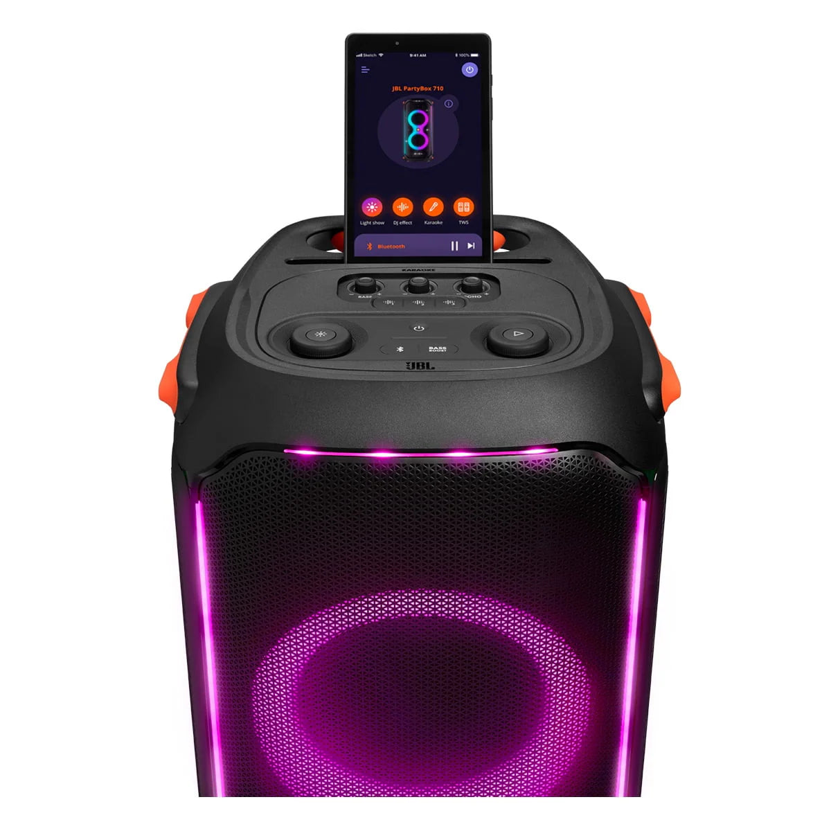 Portable Bluetooth Party Speaker with Built-in Light B950796