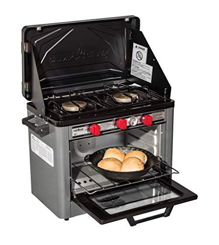 Stainless Steel Charcoal Gray Outdoor Camp Oven U998333