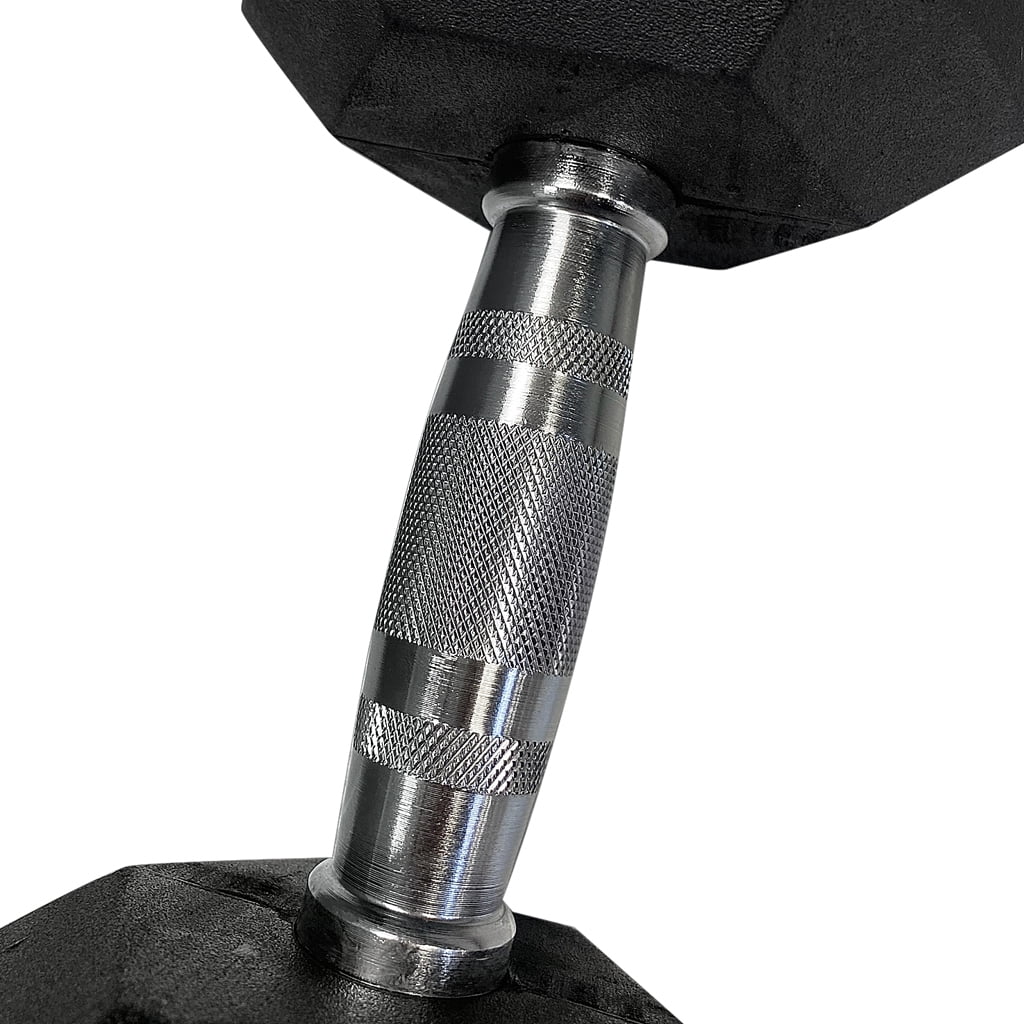 25lb Rubber Hex Dumbbell Pair B463