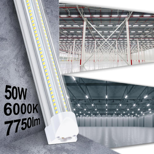 10 Pack 4FT 50W 7750Lumen 6000K LED Light Fixture Y2876