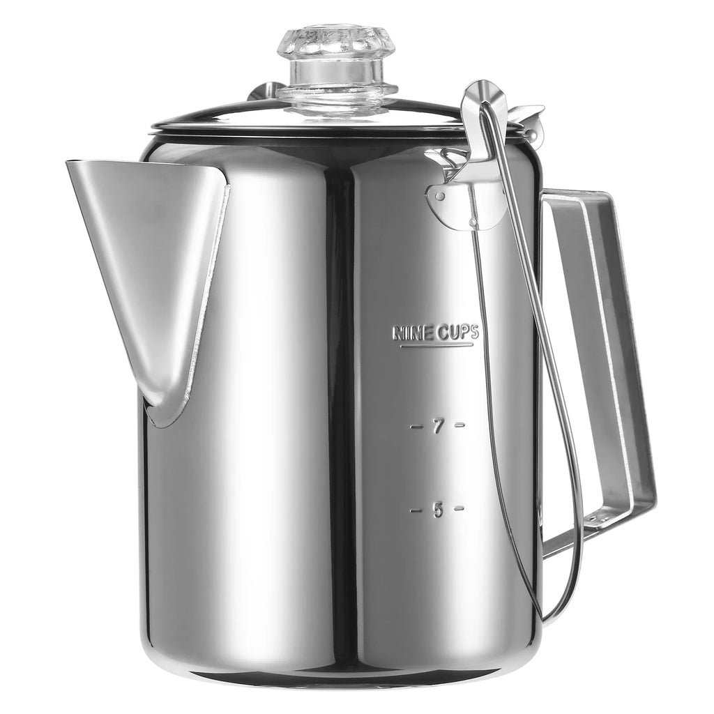 1.2L 9 Cup Stainless Steel Coffee Percolator U515