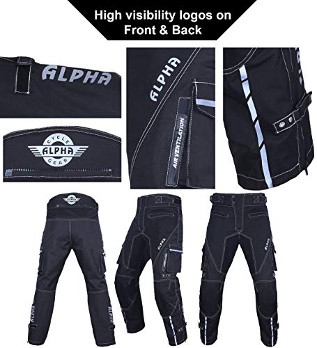 Black Motocross Pants Waist 40"-42" Inseam 34" C637