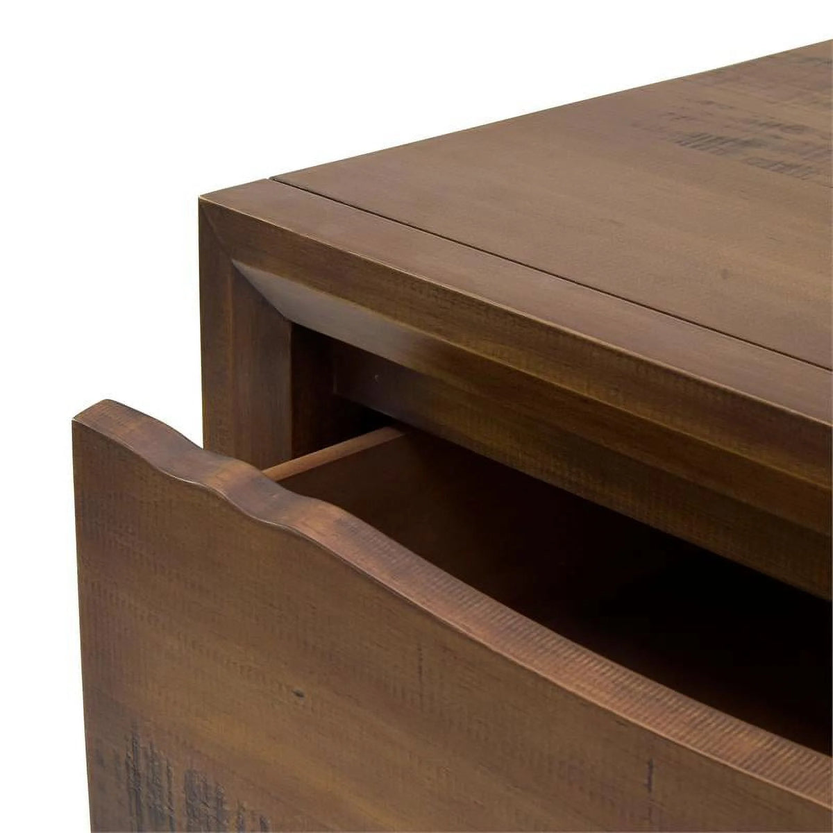 King Size Mocha Brown Wood Bedroom Set T228