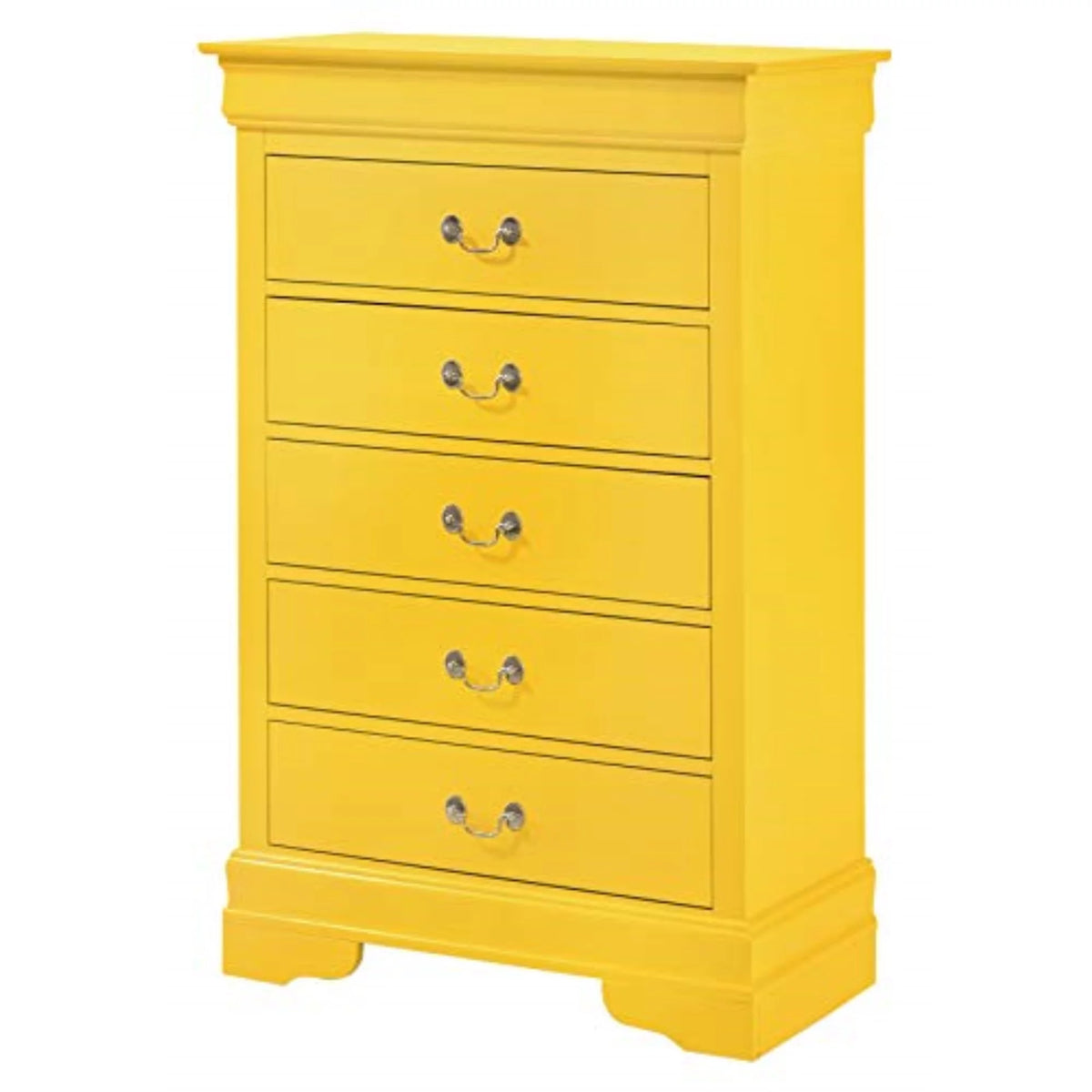 Yellow 5 Drawer Chest I308606