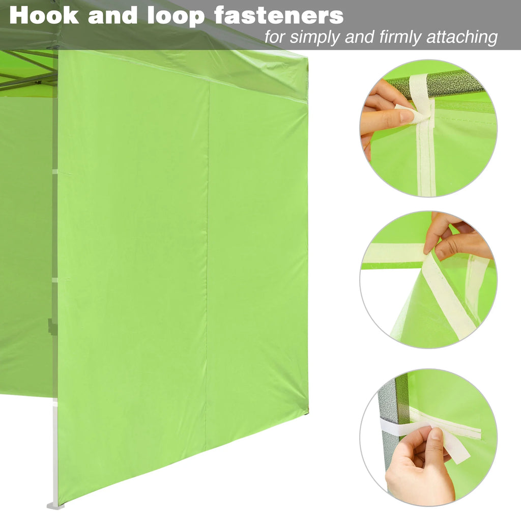 10x20Ft Pop up Canopy Top Kit with 4 Privacy Sidewalls F792