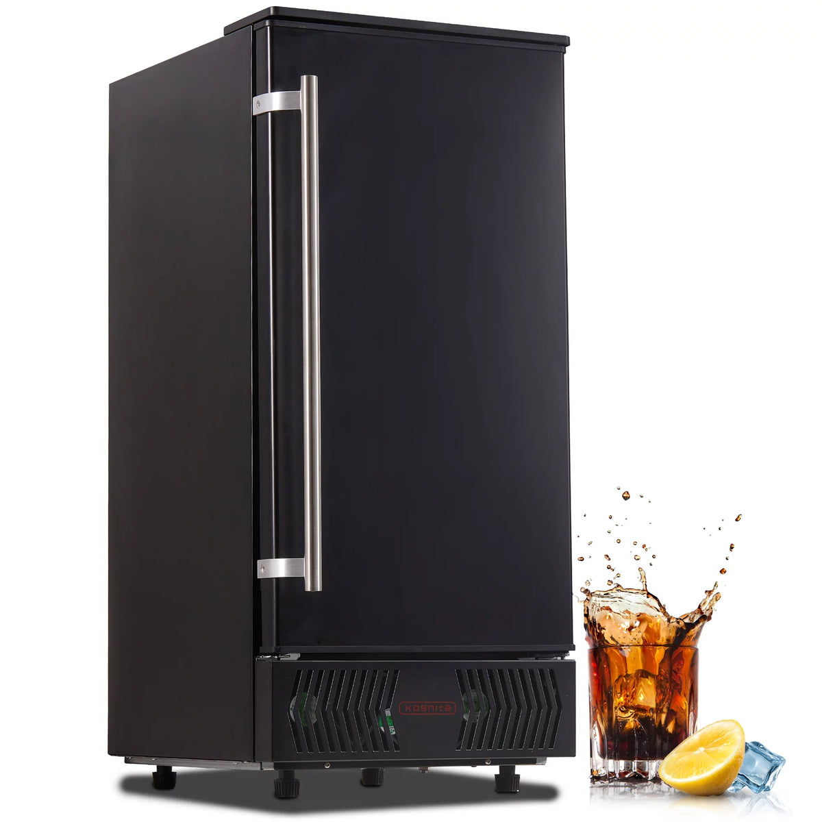 Commercial Ice Maker Machine 80lbs/24H Stainless Steel Black L7359
