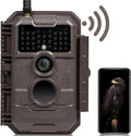 Camo Trail Camera with WiFi Bluetooth 24MP 1296P No Glow Night Vision Motion Activated Waterproof F6821