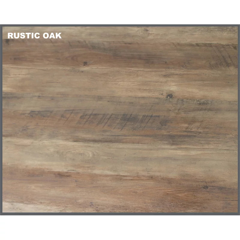 Rustic Oak 2-Door Engineered Wood Bookcase L209