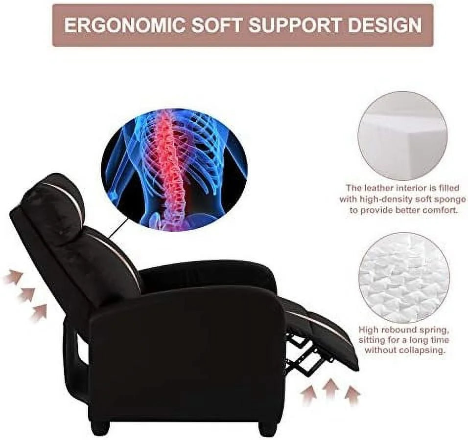 PU Leather Recliner Sofa Chair R104