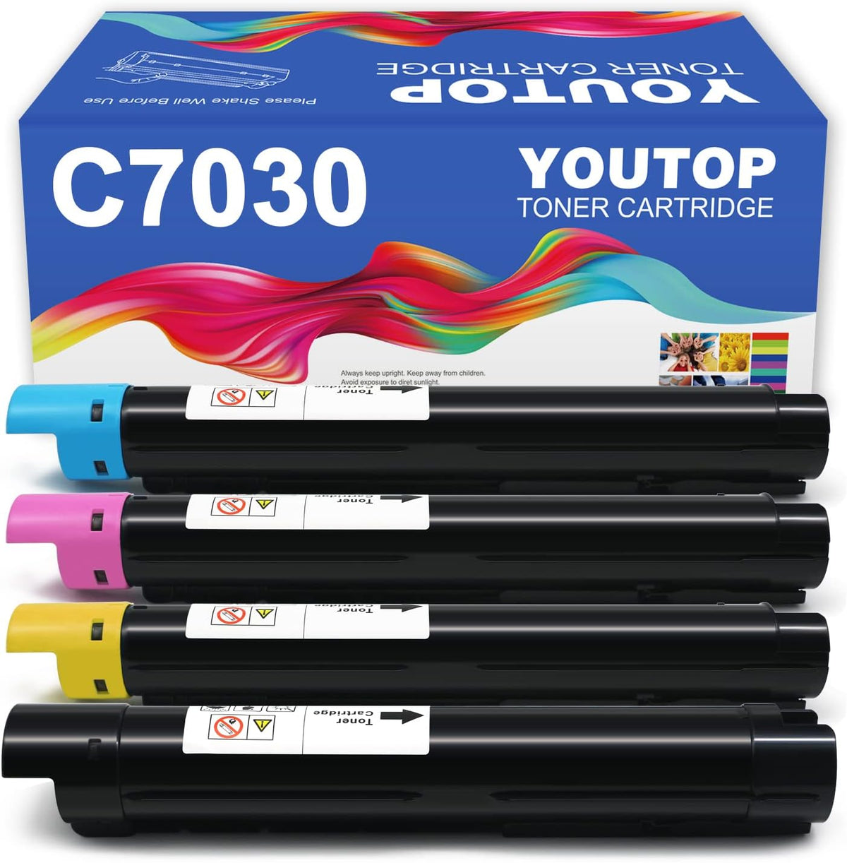Toner Cartridges High Yield 16,100 Pages Replacement for Xerox VersaLink C7020 C7025 C7030 Printer 1 Combo X5304
