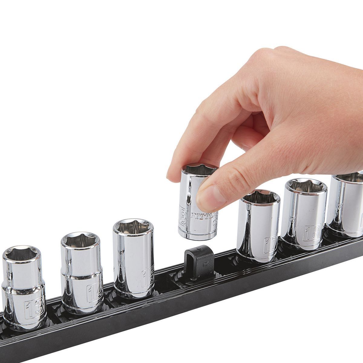 3/8 in. Magnetic Socket Rail with Twist Lock Q80143