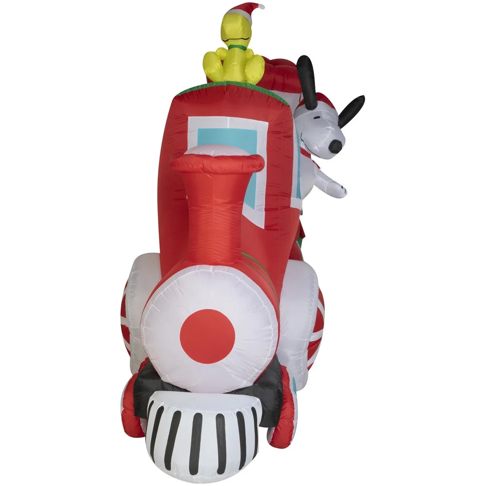 Christmas Airblown Inflatable Train Scene, 7.5 ft Tall, Multi H426647