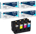 Remanufactured Toner Cartridge Replacement 4-Pack Black Cyan Magenta Yellow I3723
