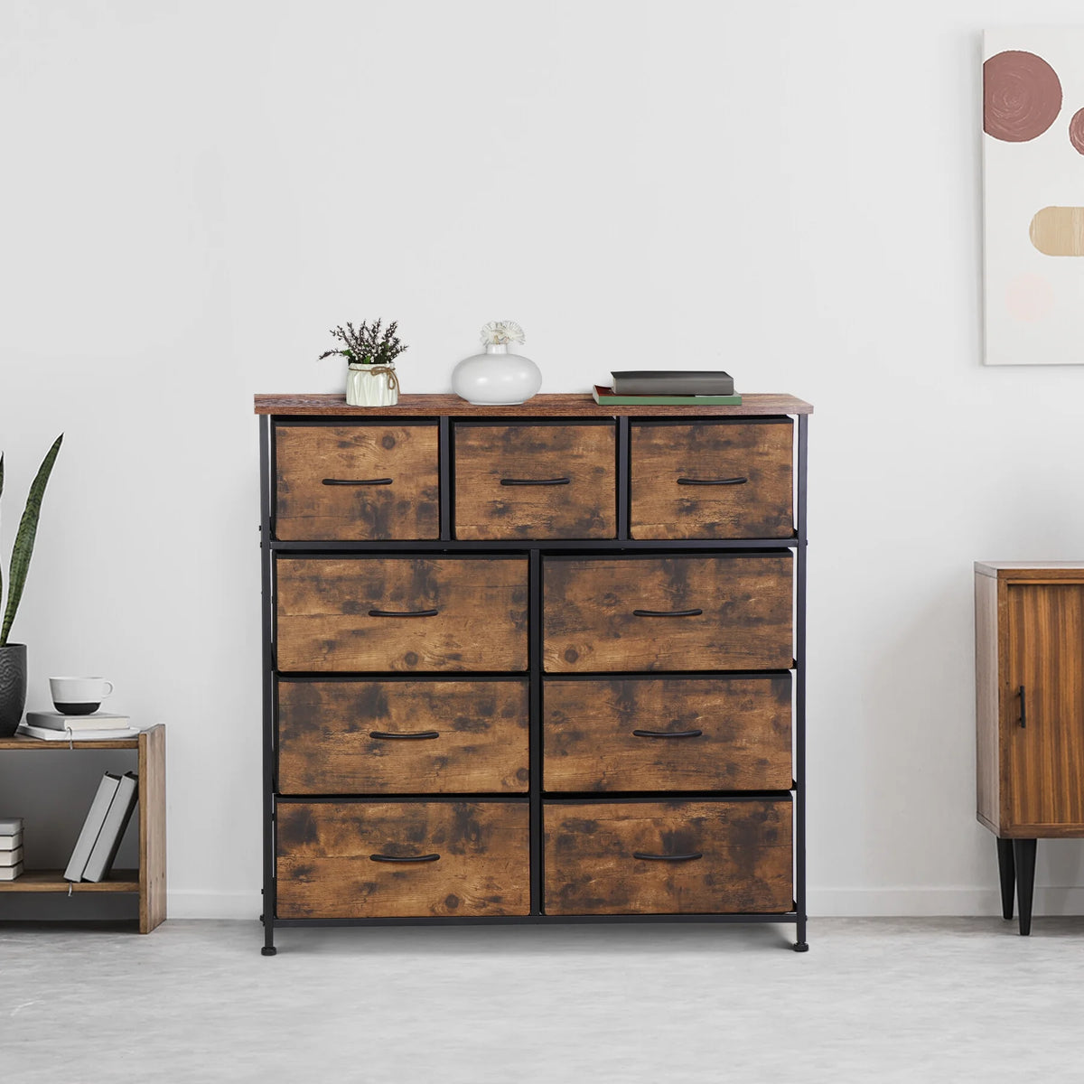 9 Drawer Fabric Storage Dresser R721502