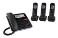 Refurbished Black Corded/Cordless Phone with Answering Machine B747427