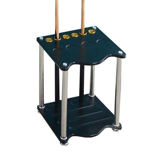 Freestanding Wood Pool Cue Rack for 6 Cues J98334