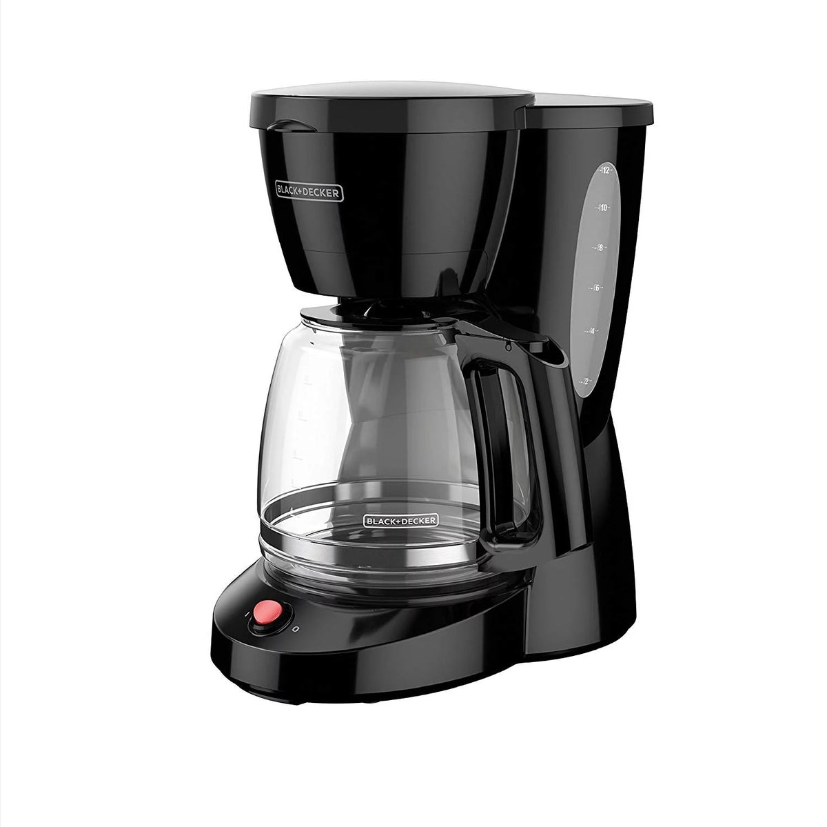 12-Cup Black Glass Carafe Coffee Maker E33254